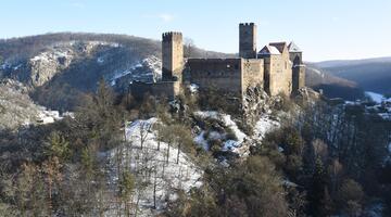 Burg Hardegg im Winter