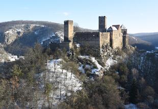 Burg Hardegg im Winter