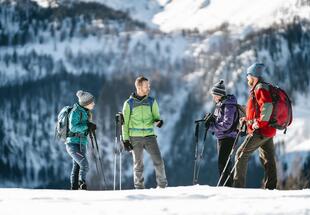 Schneeschuhwandern am Hengstpass